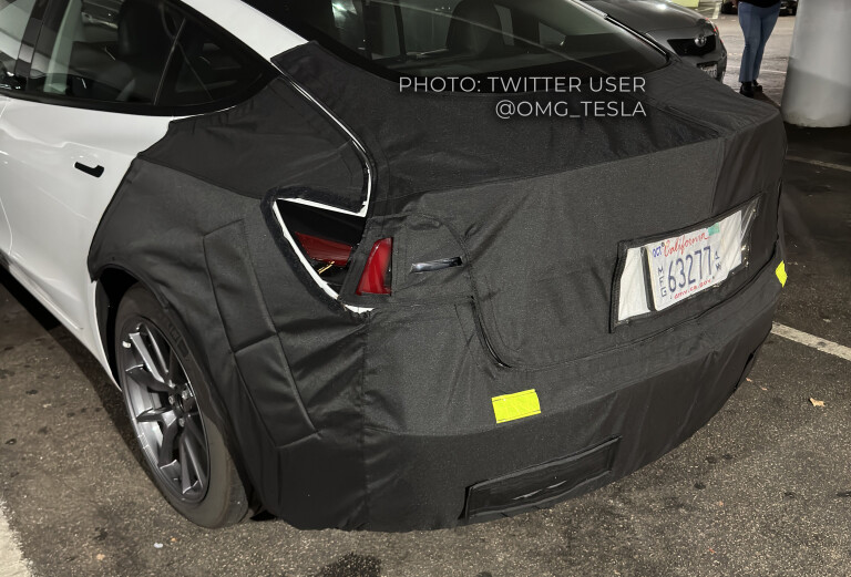 Tesla Model 3 Facelift Spy Photos Twitter User Omg Tesla 03 A