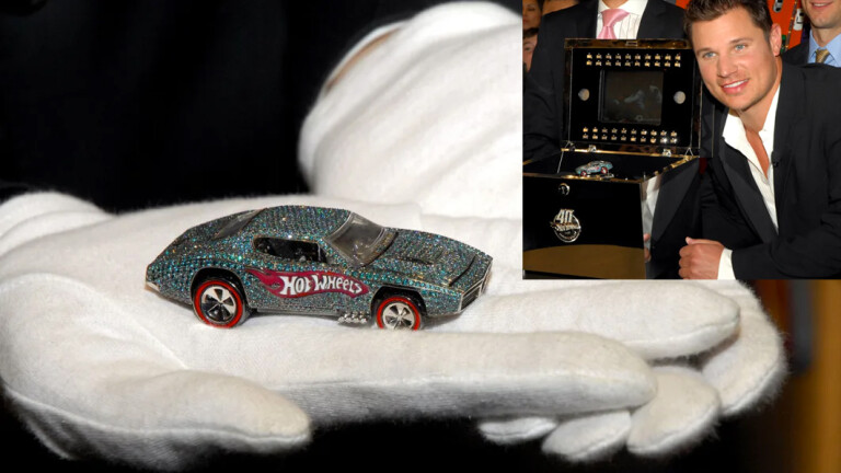 2008 Hot Wheels Diamond Encrusted And Nick Lachey For Some Reason