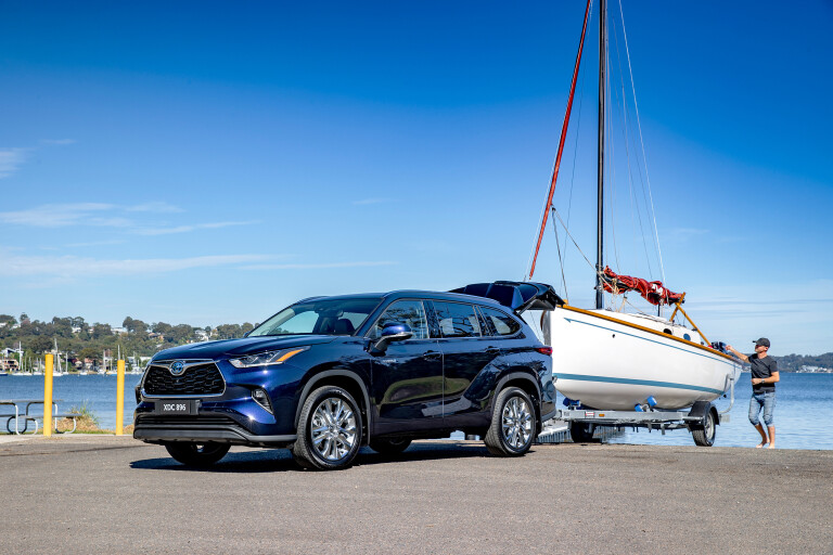 Wheels Reviews 2021 Toyota Kluger Hybrid Towing Rate