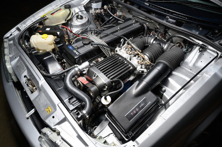 Street Machine Features Paul Connolly TSS Ford EA Falcon Engine Bay 2