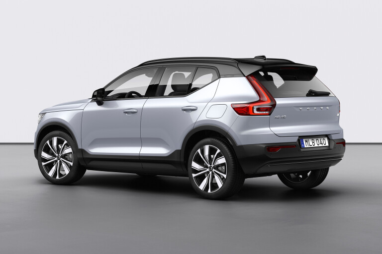 Wheels Reviews 2022 Volvo XC 40 Recharge Pure Electric Rear