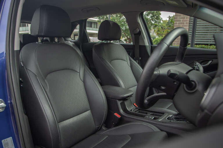 Wheels Reviews 2022 Hyundai I 30 Elite Hatch Front Seat