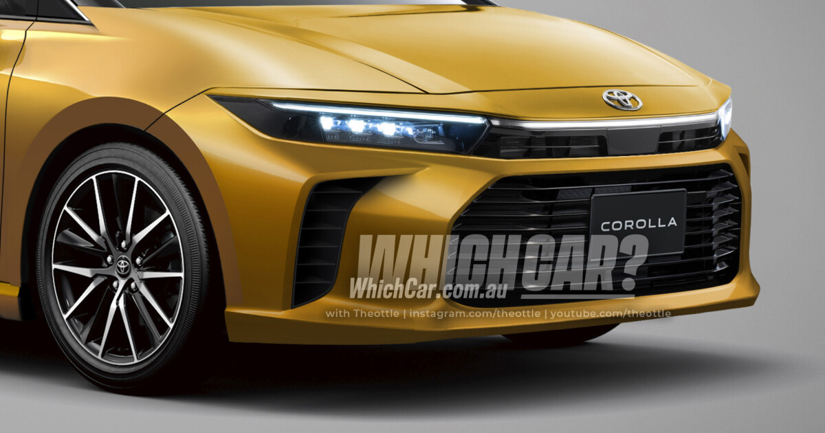 2025 Toyota Corolla imagined in new sedan renderings
