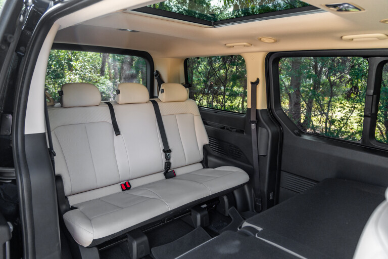 Wheels Reviews 2021 Hyundai Staria Highlander Diesel Interior Third Row Seats