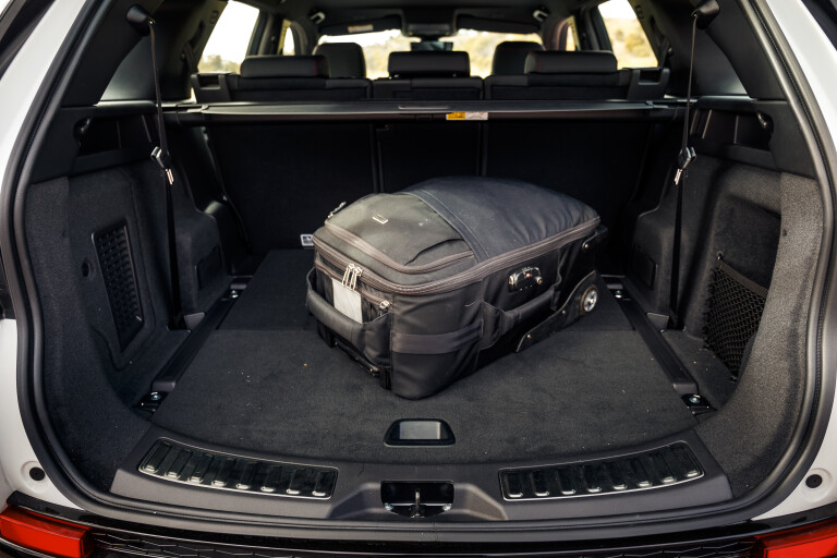 Wheels Reviews 2021 Land Rover Discovery Sport R Dynamic S P 200 Interior Cargo Space Third Row Folded