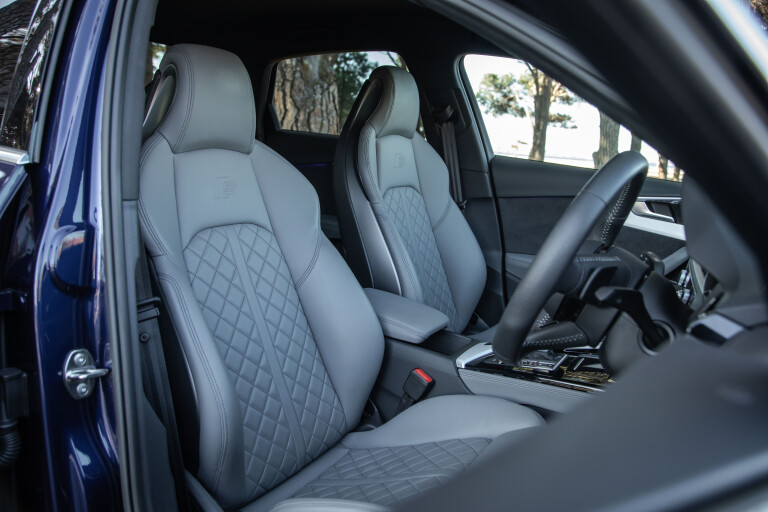 Wheels Reviews 2021 Audi S 4 Navarra Blue Metallic Interior Front Seat Design