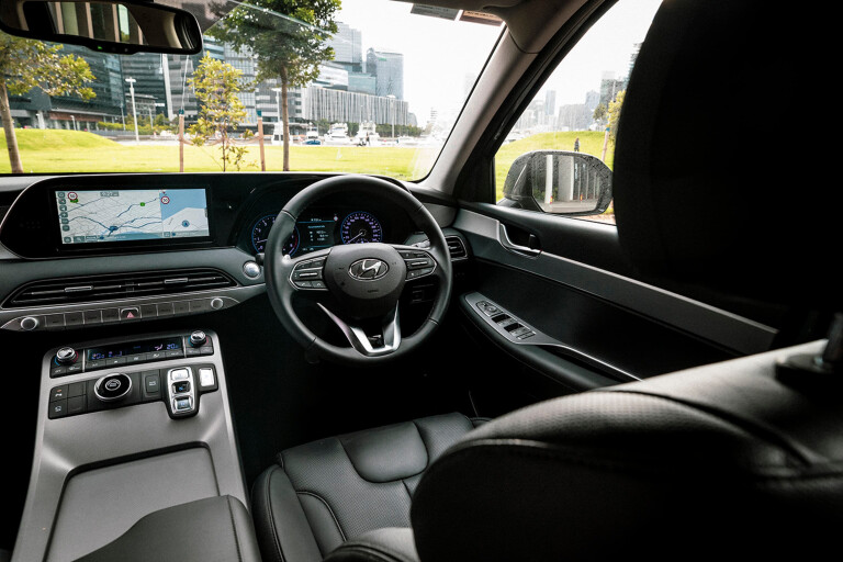 Wheels Reviews 2022 Hyundai Palisade Elite Australia Interior Cabin