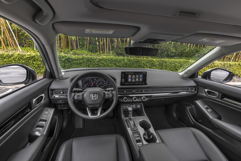 Wheels Reviews 2022 Honda Civic Touring Sedan US Spec Interior Cabin