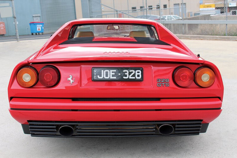 1989 Ferrari 328 GTS Rear