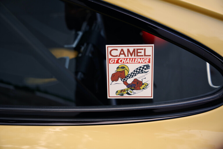 Motor News Escobar Porsche 911 Camel Sticker