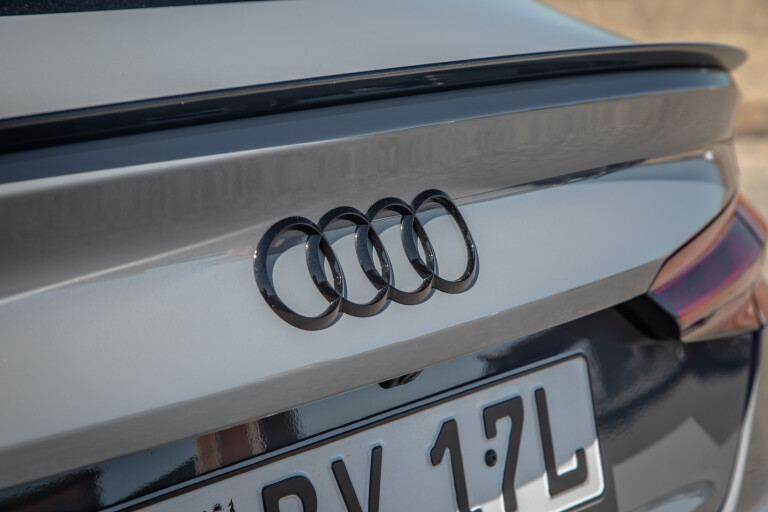Wheels Reviews 2021 Audi RS 5 Sportback Nardo Grey Detail Tailgate Badge