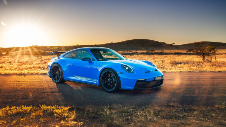 Motor Reviews 2022 Porsche 911 GT 3 Shark Blue Australia Static Front