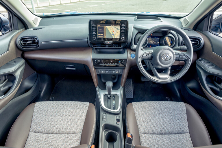 Wheels Reviews 2021 Toyota Yaris Cross Hybrid 2 WD Urban Interior Dashboard