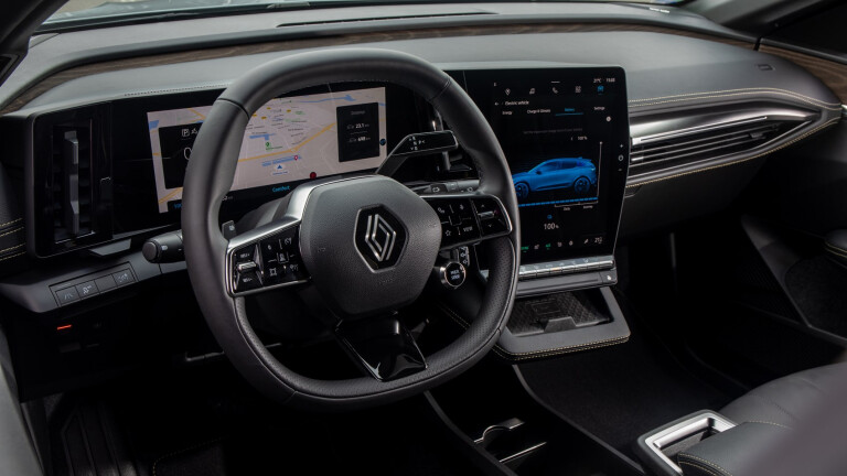 Wheels Reviews 2022 Renault Megane E Tech Electric Grey EU Spec Interior