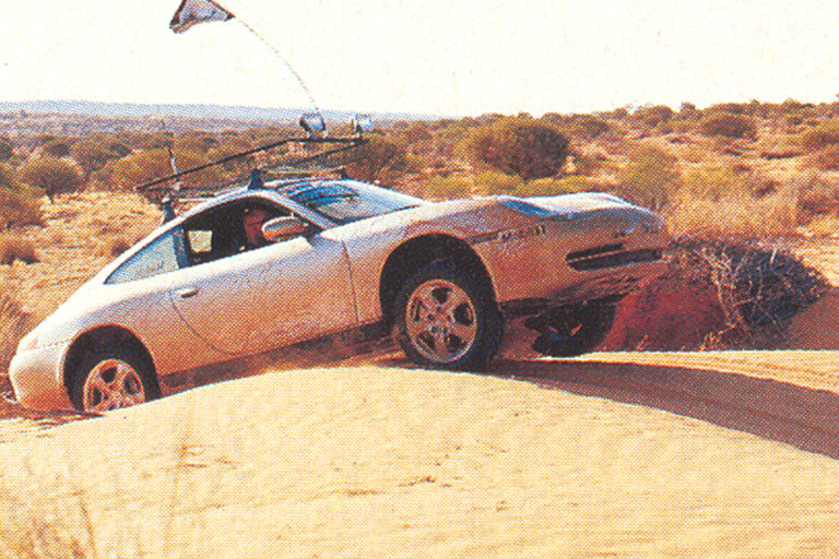 Wheels Features Porsche 911 Simpson Desert Dune Driving