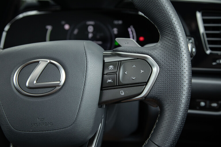 Wheels Reviews 2022 Lexus NX 450 H F Sport Australia Interior Steering Wheel Controls S Rawlings