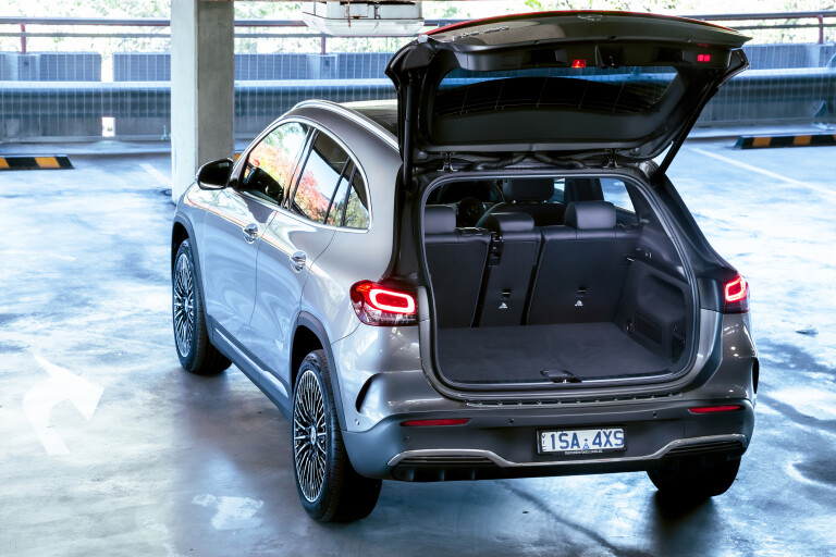 Which Car Car Reviews 2021 Mercedes Benz EQA 250 Australian Model Luggage Space