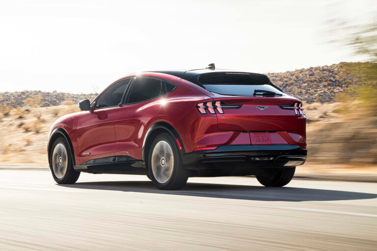 2023 Ford Mustang Mach E SUV Red 23