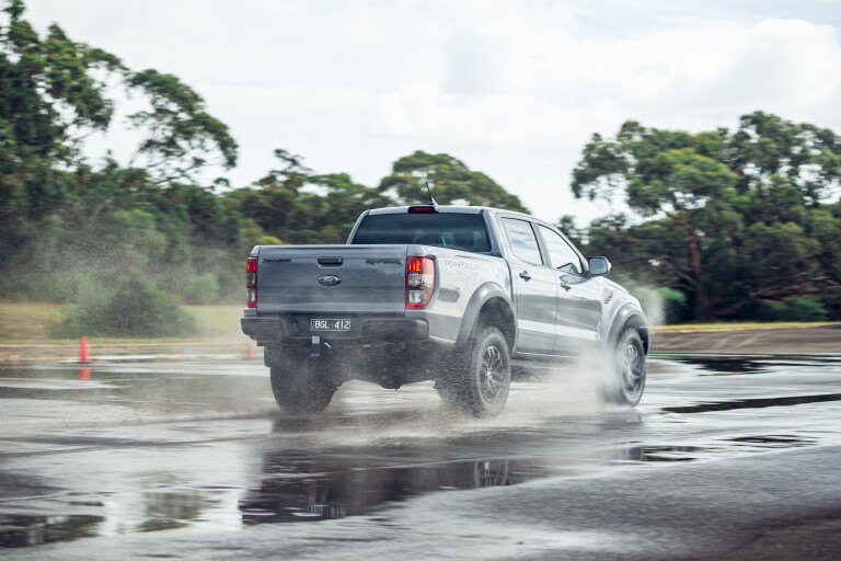 4 X 4 Australia Comparisons 2021 May 21 Ford Ranger Raptor Wet Weather Handling