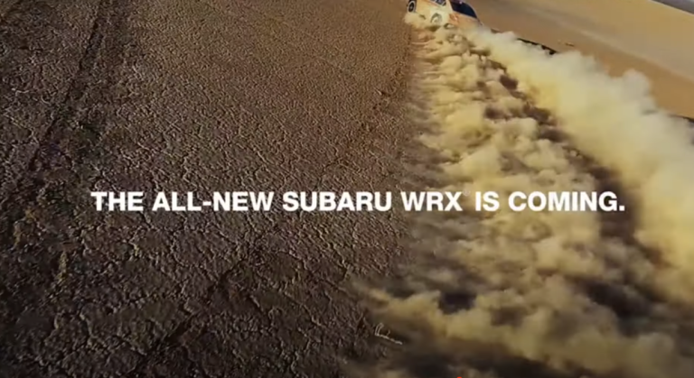 2022 Subaru WRX Teaser Lake Bed 2