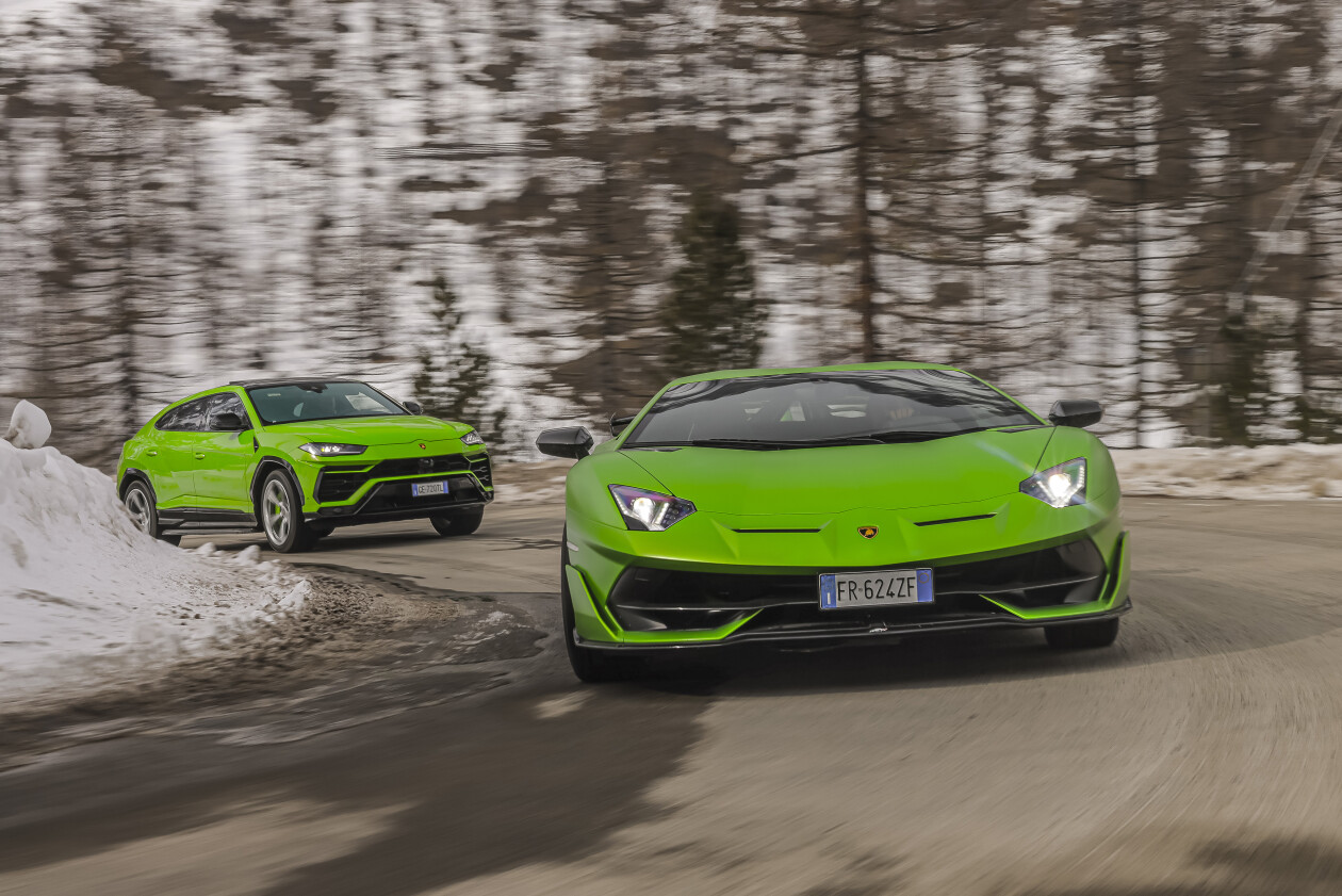 Lamborghini Bologna – Italian Alps winter road trip