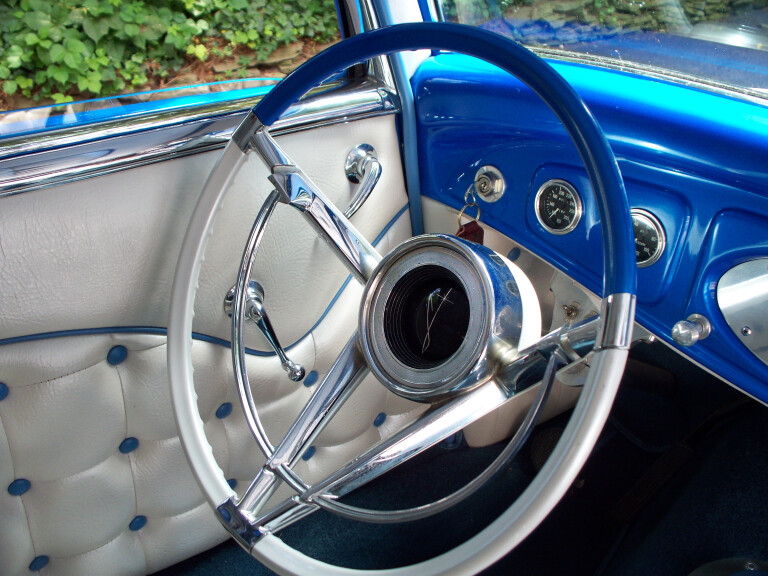 Street Machine Features Little Davis Coupe Steering Wheel 2