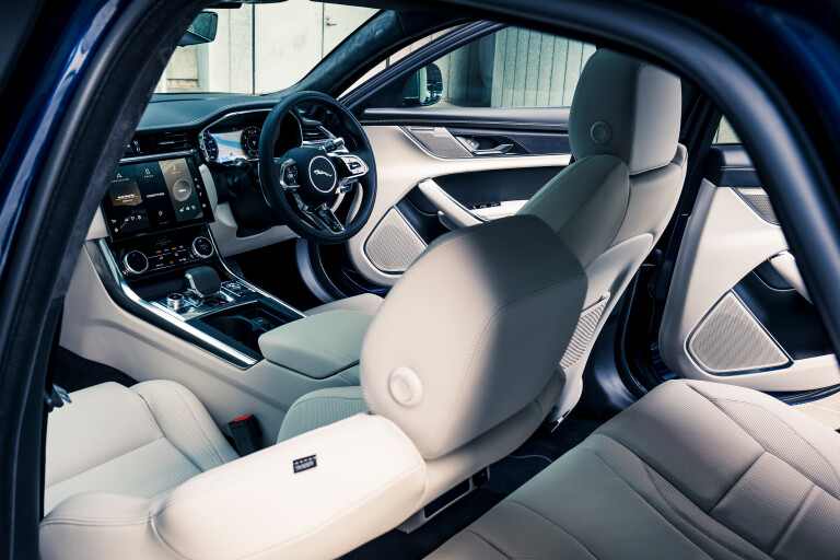 Wheels Reviews 2021 Jaguar XF R Dynamic HSE P 300 AWD Interior Cabin