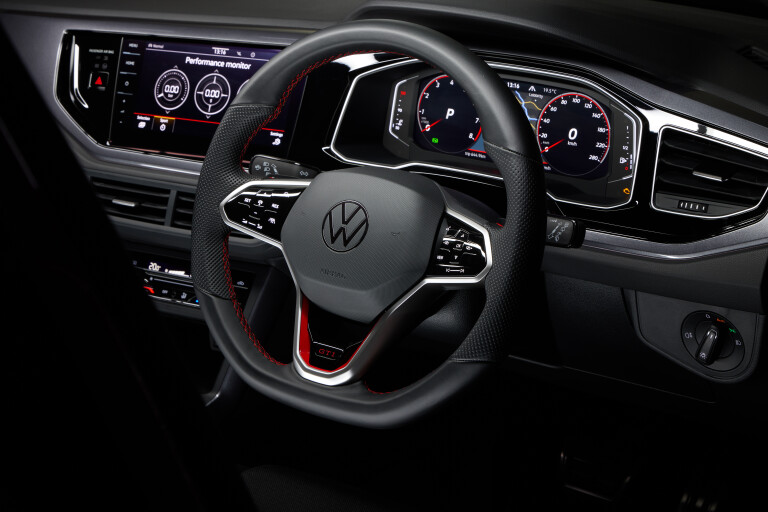 Wheels Reviews 2022 Volkswagen Polo GTI Australia Interior Cabin 01