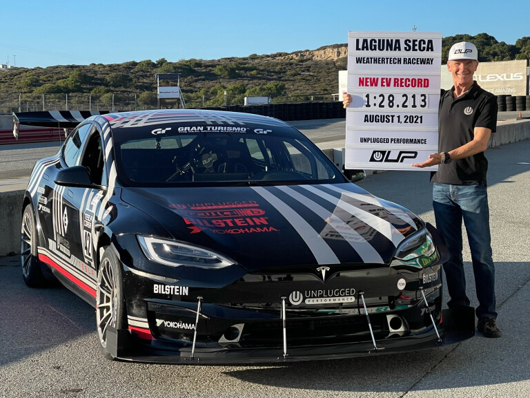 Motor News Unplugged Performance Tesla Laguna Seca 3