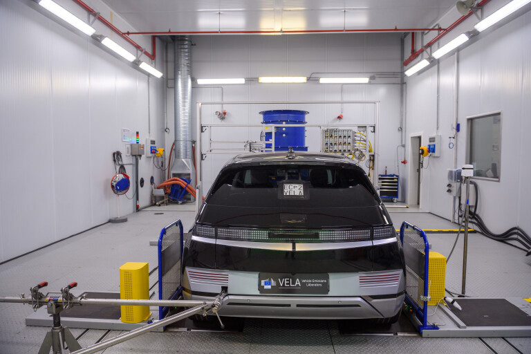 Emissions Testing European Commission Eu Ec Press Visit To JRC Vehicle Market Surveillance Test Facility 1