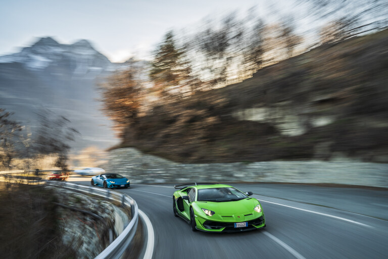 Wheels Features 2022 Lamborghini Bologna To Alps Roadtrip 011