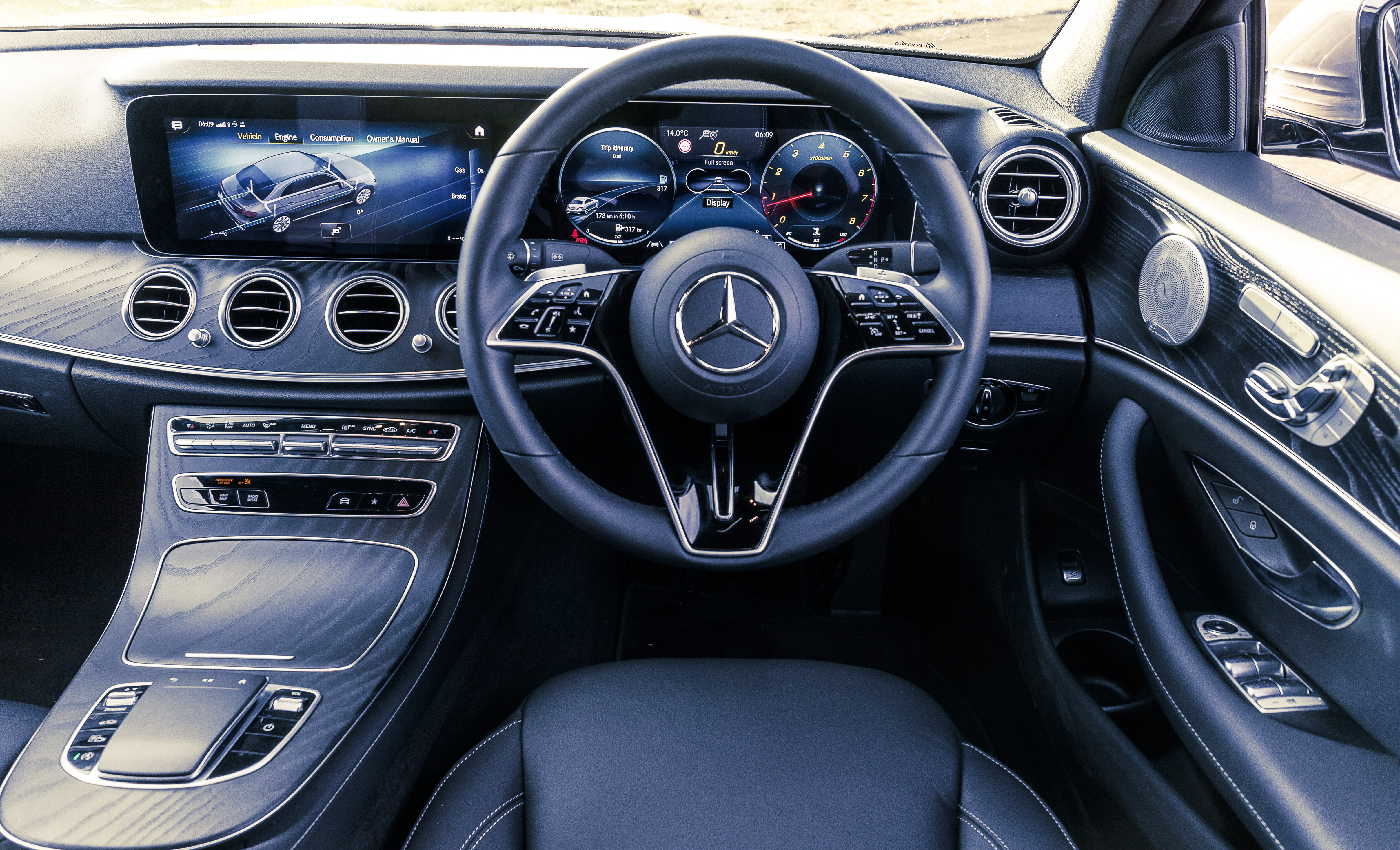 Wheels Reviews 2021 Mercedes Benz E 300 Interior Driver Controls