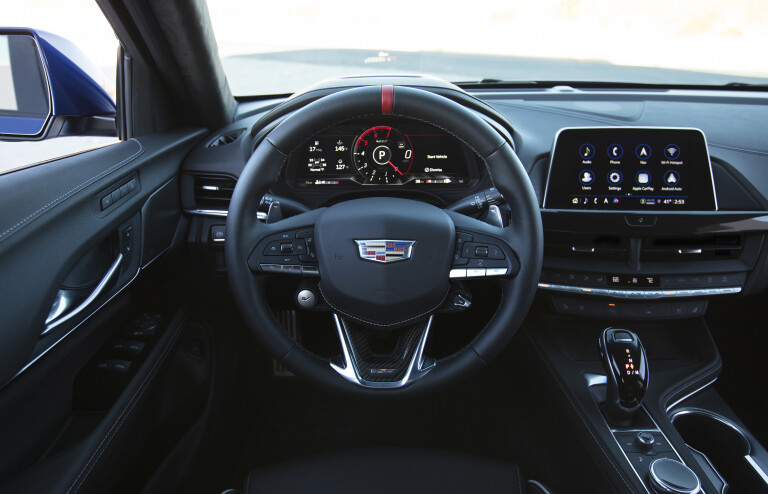 Motor Reviews 2022 Cadillac CT 4 V Blackwing US Spec Interior Dashboard