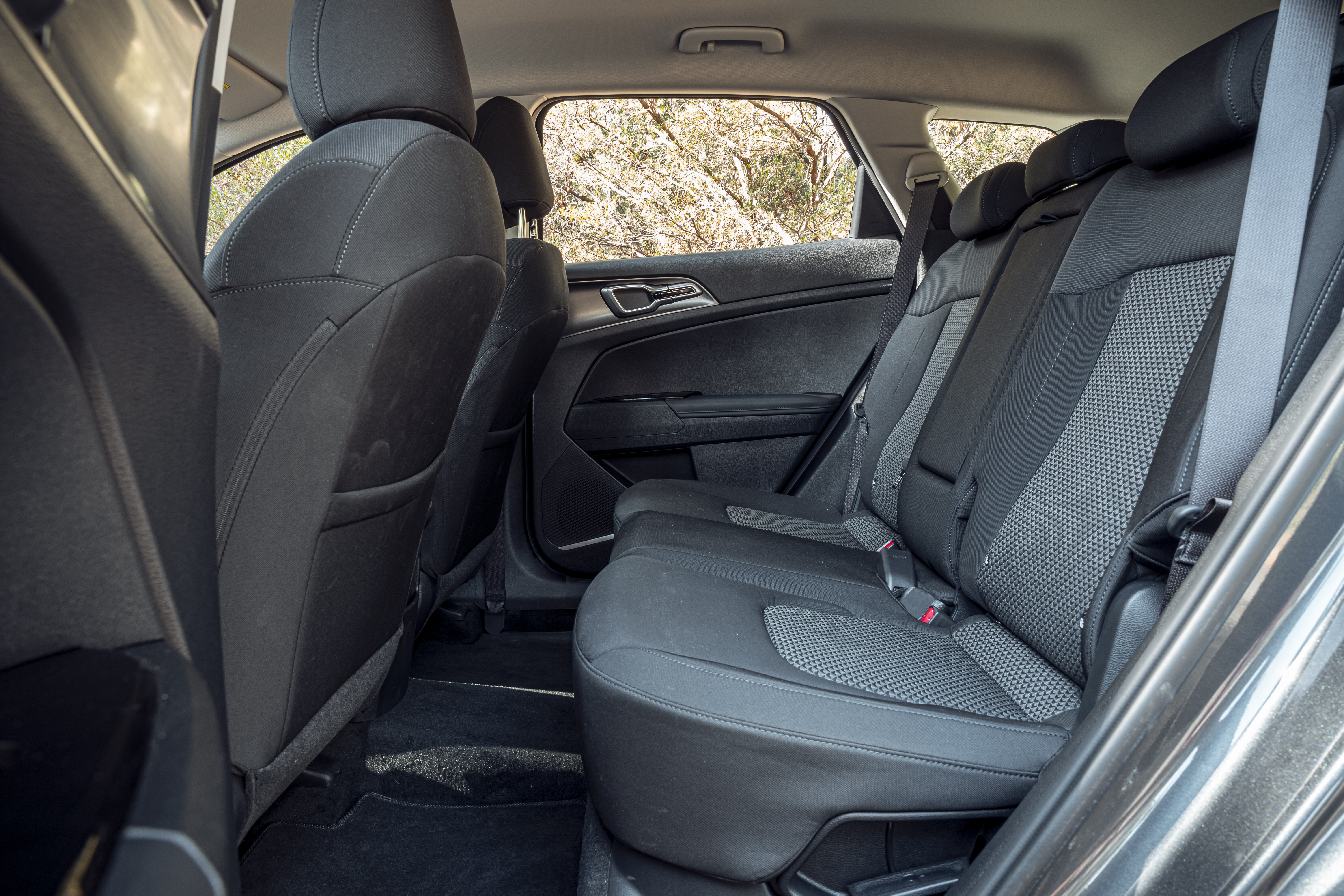 Wheels Reviews 2022 Kia Sportage SX Diesel Australia Interior Rear Seat Headroom Legroom A Brook