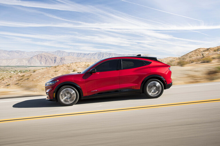 2023 Ford Mustang Mach E SUV Red 22
