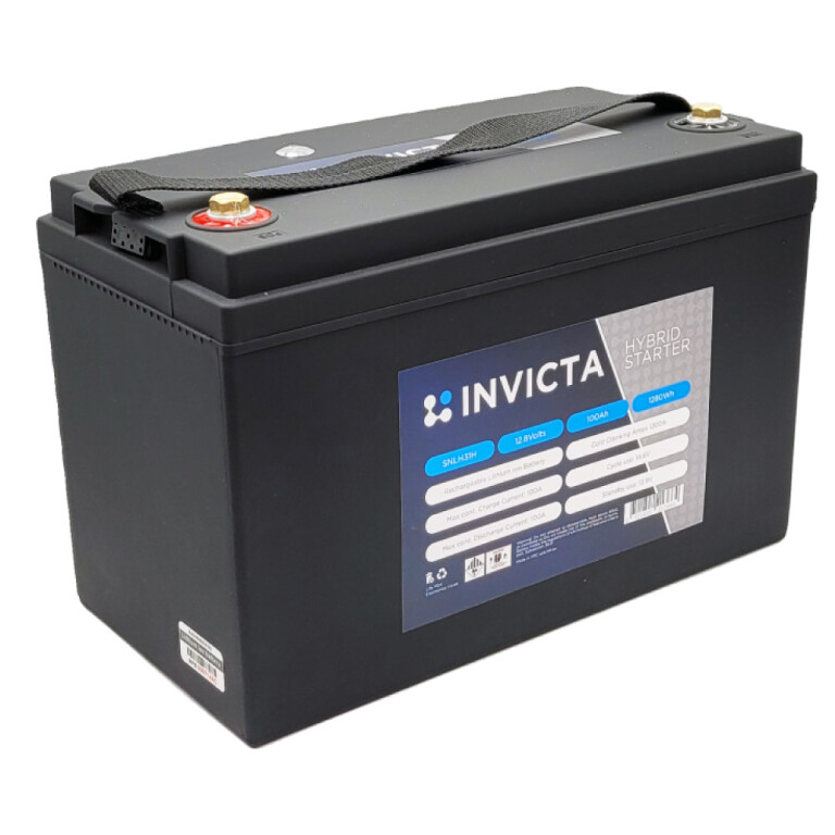 4 X 4 Australia Gear 2022 Invicta Hybrid Starter Battery