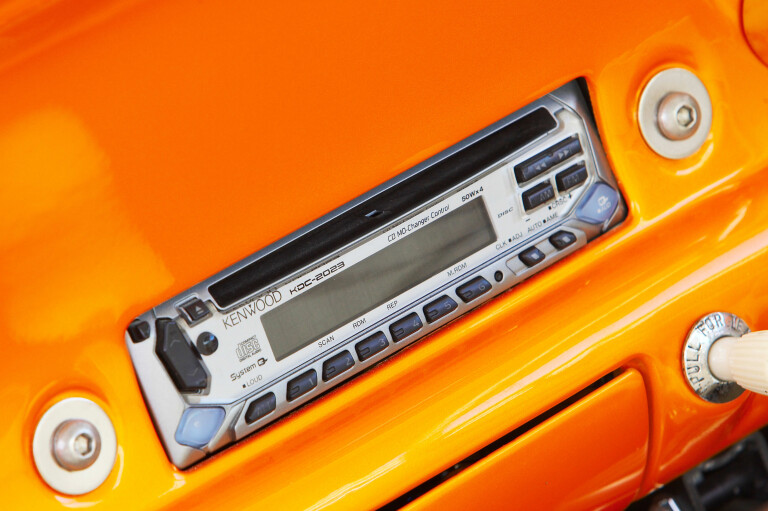 The street machine features a Tom Hastings Ford Falcon XP hardtop radio.