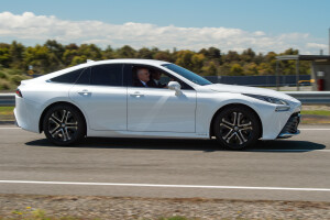 Prime Minister Scott Morrison Toyota Mirai hydrogen car