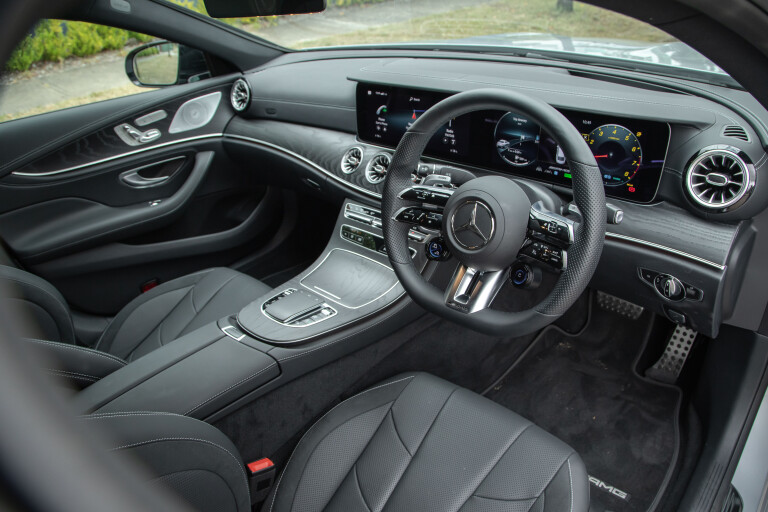 Wheels Reviews 2022 Mercedes AMG CLS 53 4 MATIC Australia Interior Cabin S Rawlings