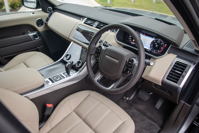 Wheels Reviews 2021 Range Rover Sport D 250 Dashboard