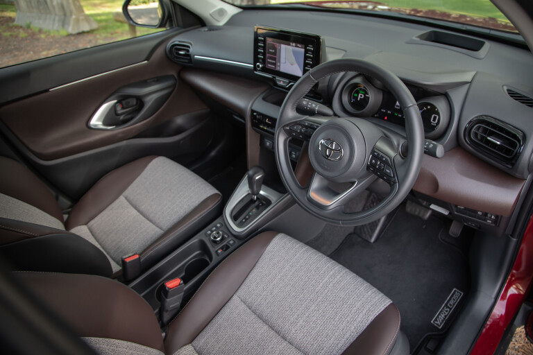 Wheels Reviews 2022 Toyota Yaris Cross Hybrid Urban Australia Interior Cabin 1 S Rawlings