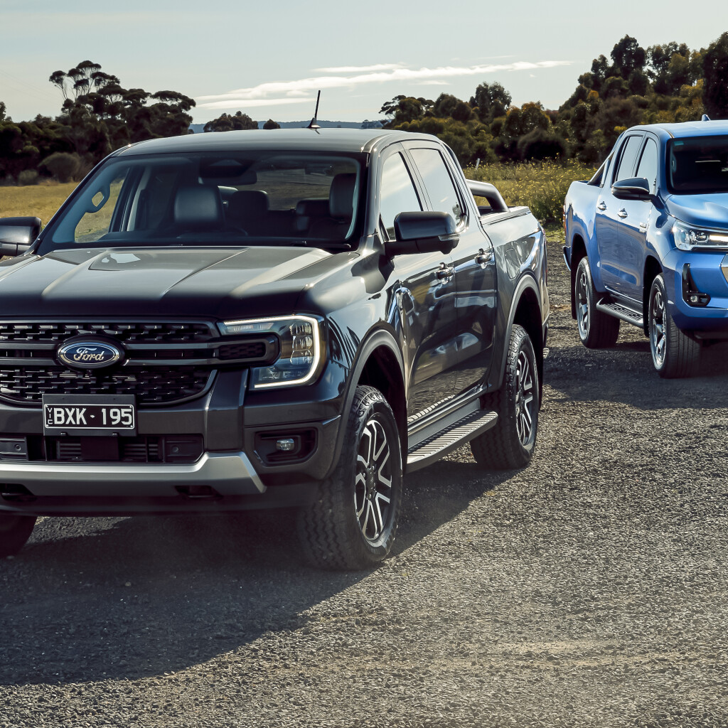 New 2023 Ford Ranger and Toyota HiLux comparison review