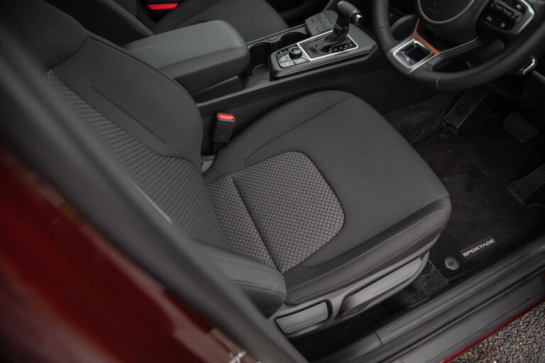 Wheels Reviews 2022 Kia Sportage S Australia Interior Front Seat Adjustment S Rawlings