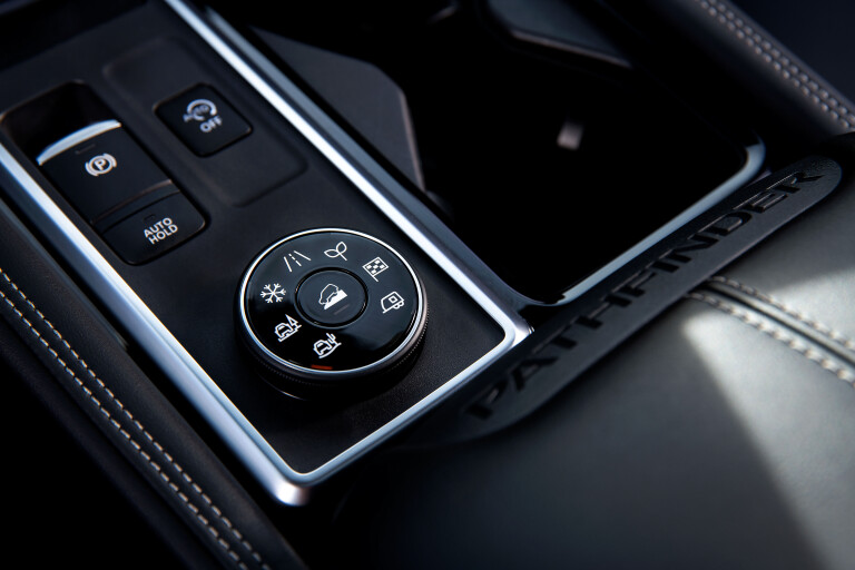 Wheels Reviews 2022 Nissan Pathfinder US Spec Interior Drive Mode Control Knob