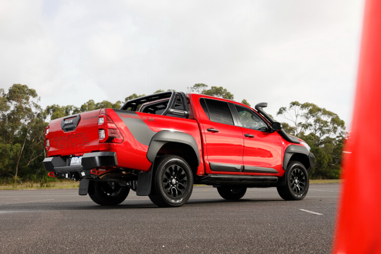 4 X 4 Australia Comparisons 2021 May 21 Toyota Hilux Rugged X Rear