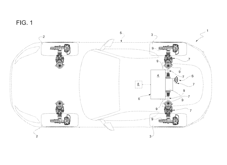 2025 Ferrari EV Noise Patent Diagram