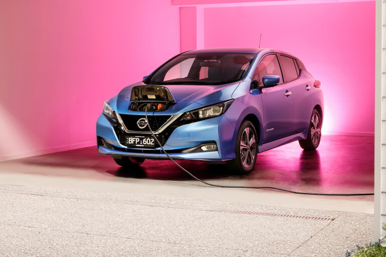 Nissan Leaf e+ charging
