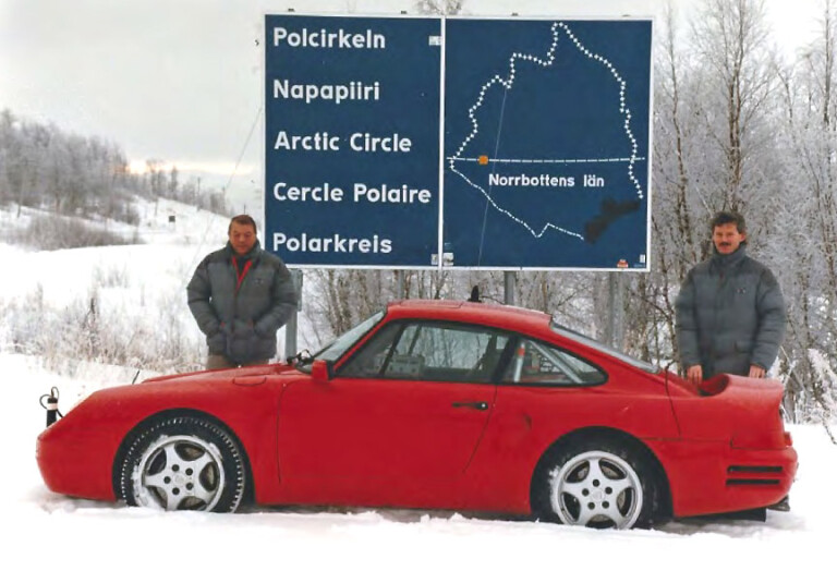 Motor Features 965 Winter Test Copyright Porsche