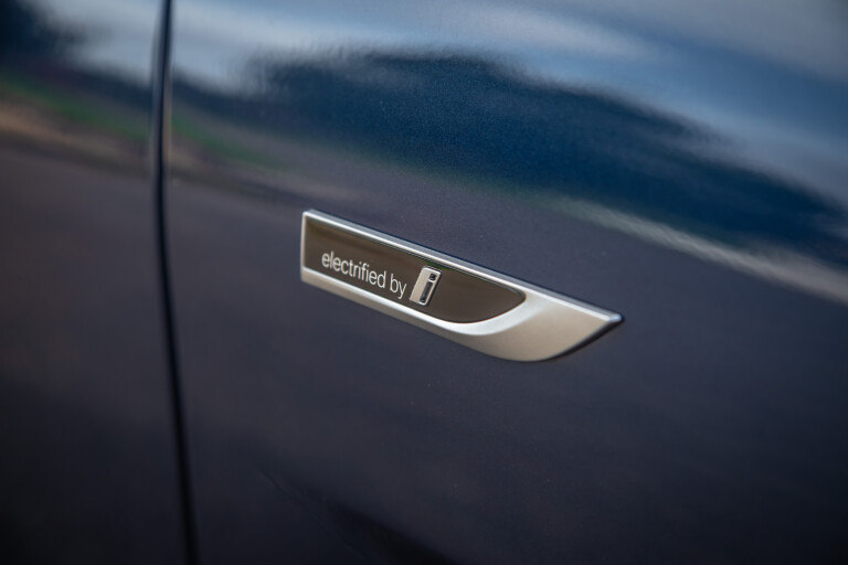 Wheels Reviews 2022 BMW X 3 X Drive 30 E Phytonic Blue Australia Detail Front Fender Badge S Rawlings