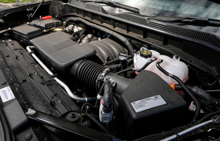 Wheels Reviews 2021 Chevrolet Silverado 1500 LTZ Premium Black Engine Bay C Brunelli